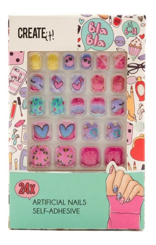 Smycken/smink/klänningar - Nagelstickers Mint